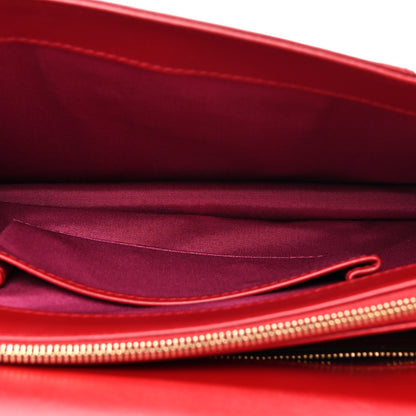 Bulgari Calfskin Serpenti Forever Shoulder Bag Red 5 of 14