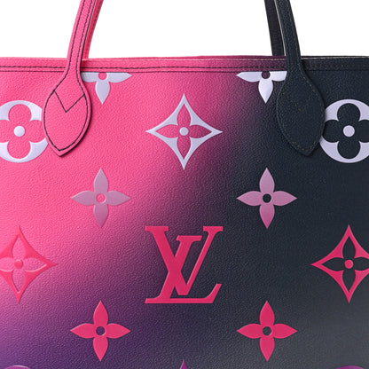 Louis Vuitton Monogram Giant Spring In The City Neverfull MM Midnight Fuchsia 8 of 12