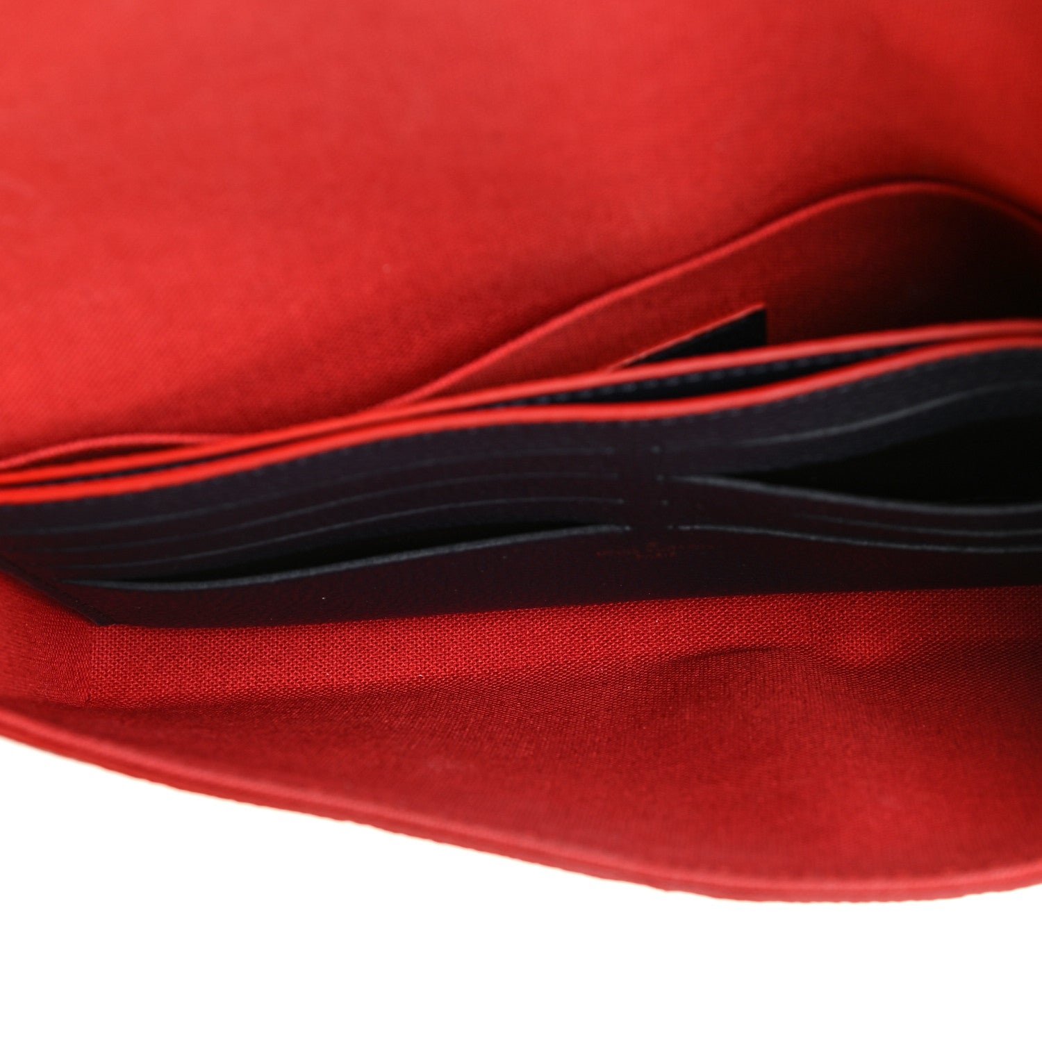 Louis Vuitton Empreinte Pochette Felicie Chain Wallet Marine Rouge 6 of 12