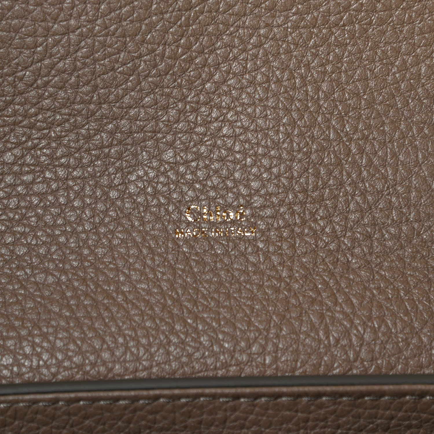 Chloe Shiny Grained Calfskin Medium Aby Day Shoulder Bag Motty Grey 7 of 15