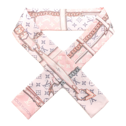 Louis Vuitton Silk Monogram Confidential Bandeau Light Pink 1 of 5