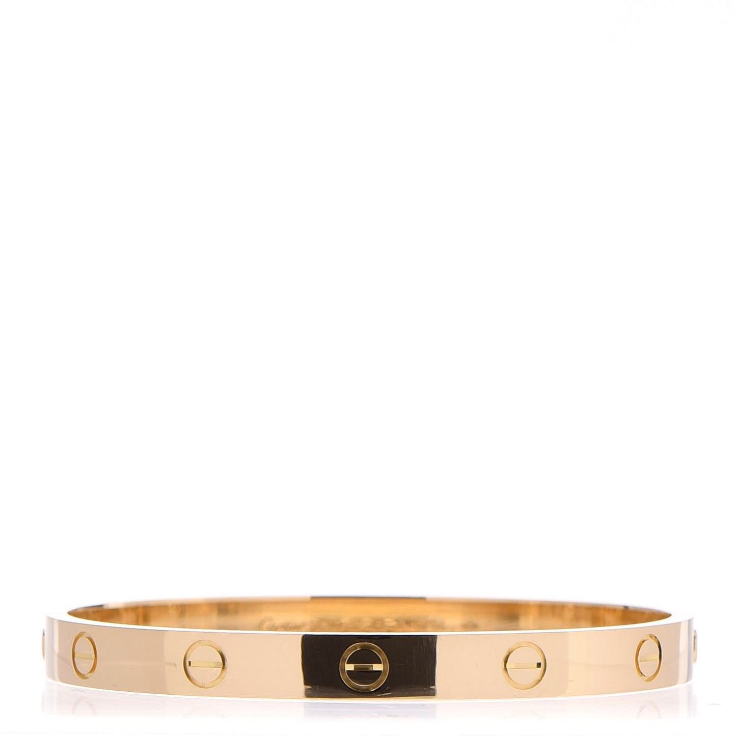 18K Yellow Gold LOVE Bracelet 17