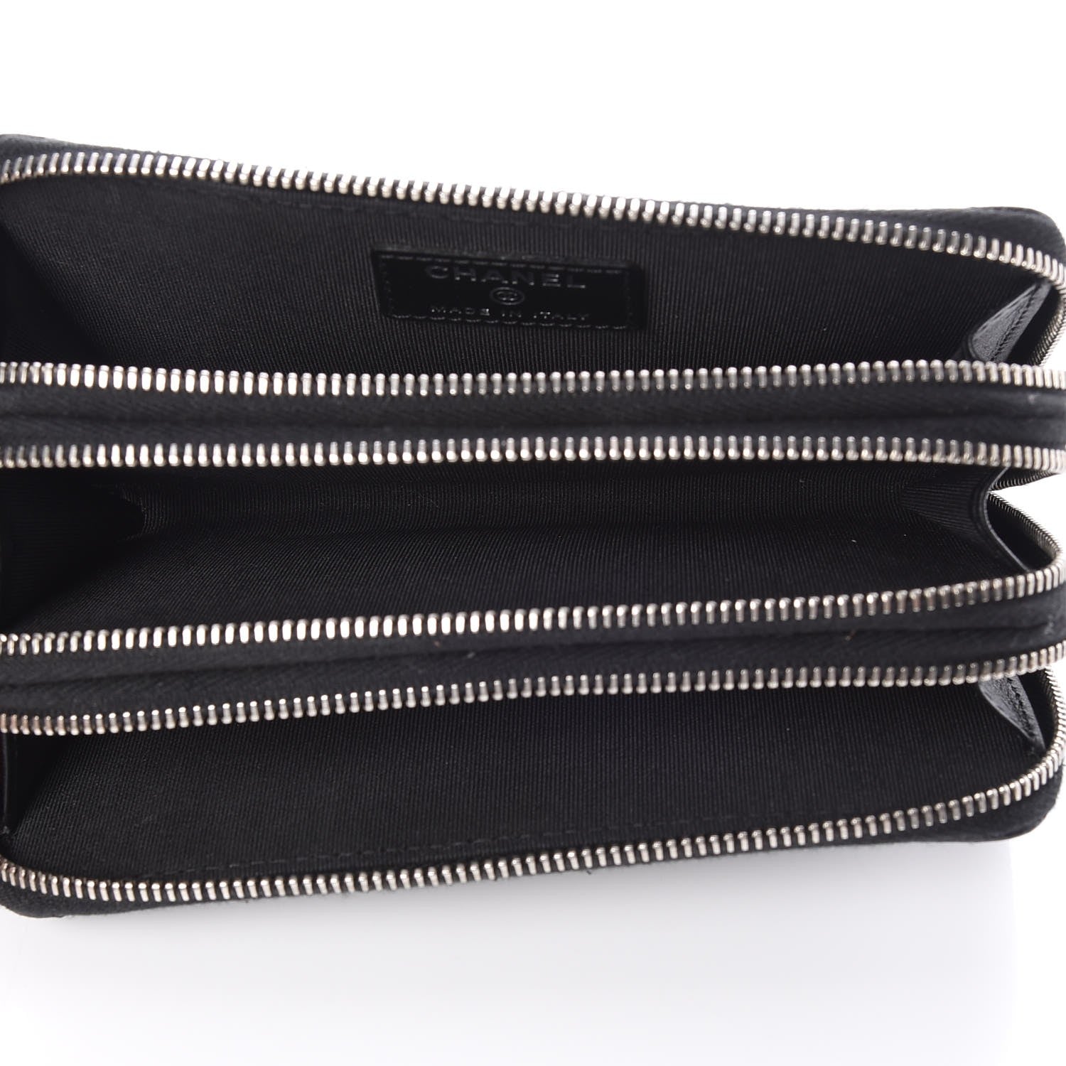Chanel Caviar Quilted Zip Around Phone Holder Black 5 of 7