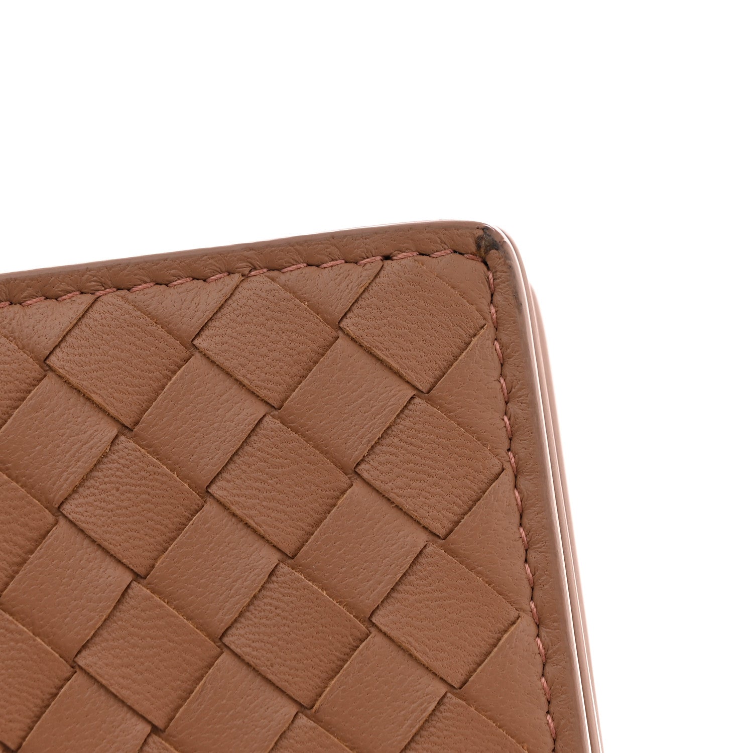 Bottega Veneta Nappa Intrecciato Continental Wallet on Chain Dusty Rose 11 of 12