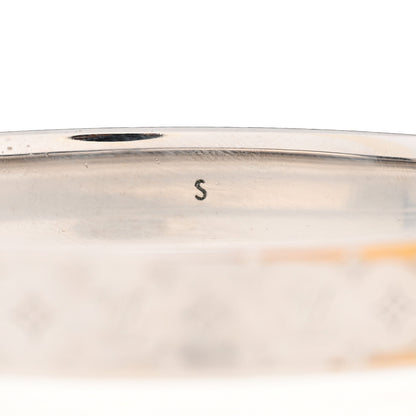 Louis Vuitton Palladium Monogram Nanogram Cuff S Silver 5 of 7