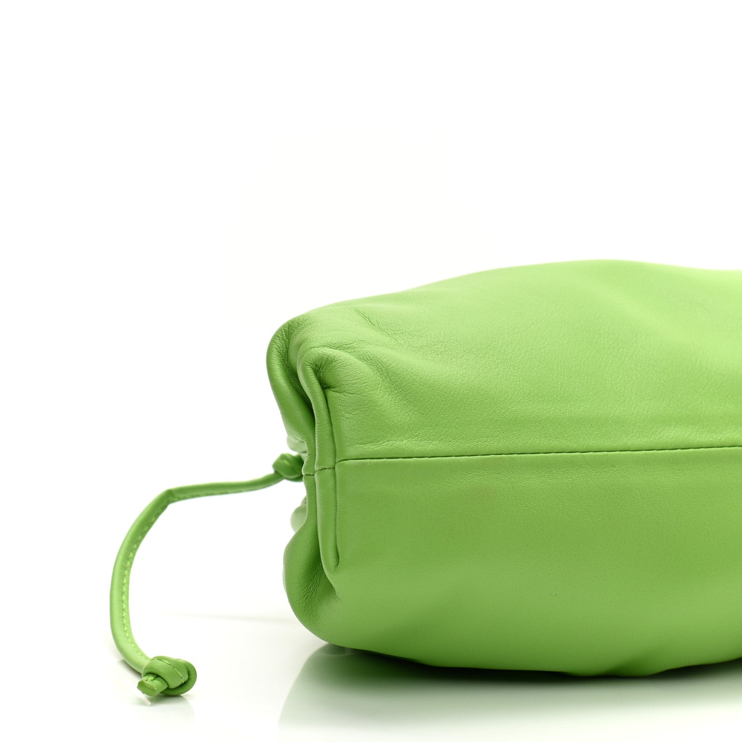 Bottega Veneta Butter Calfskin The Mini Pouch Acid Green 8 of 9