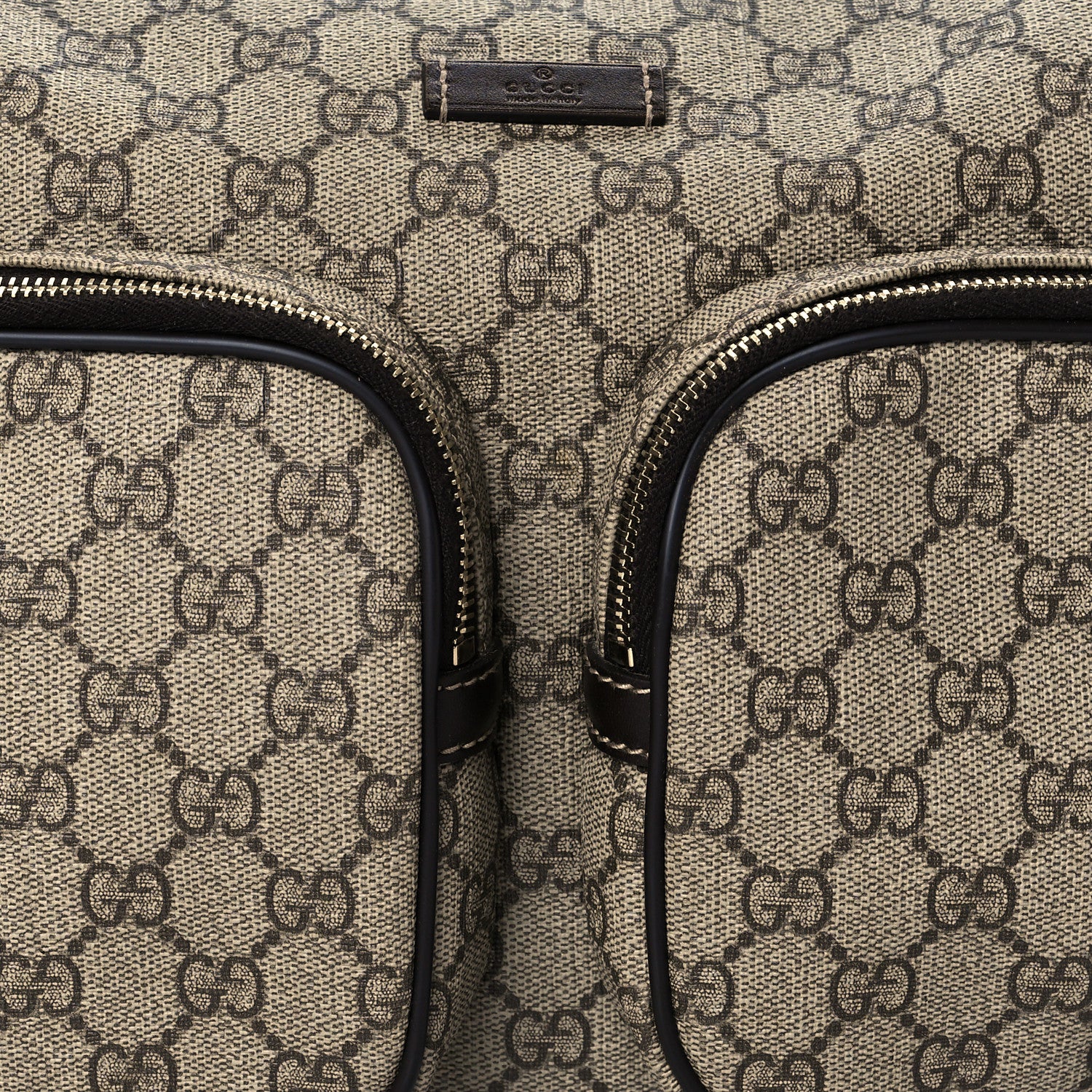 Gucci GG Plus Monogram Front Pocket Messenger Dark Brown 9 of 11