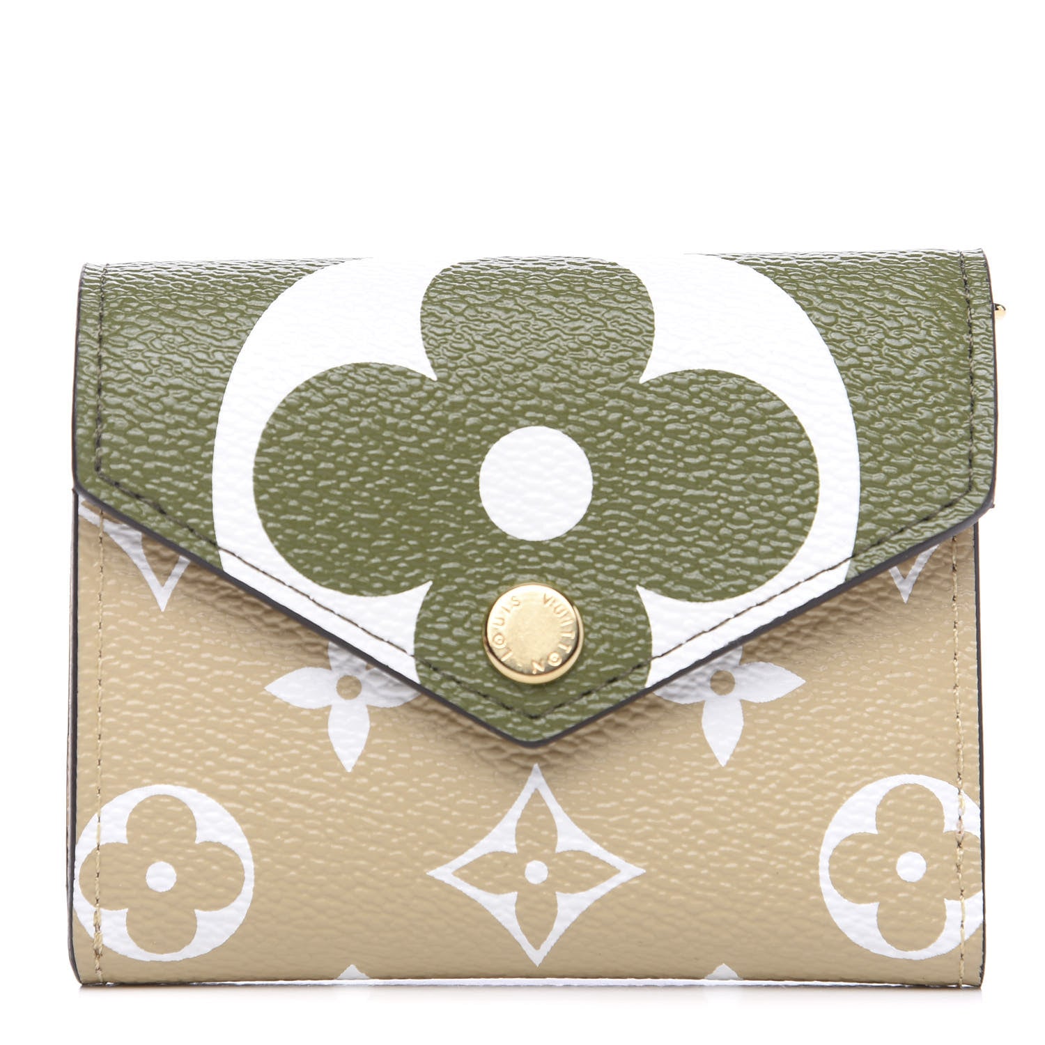 Louis Vuitton Monogram Giant Zoe Wallet Kaki 1 of 6