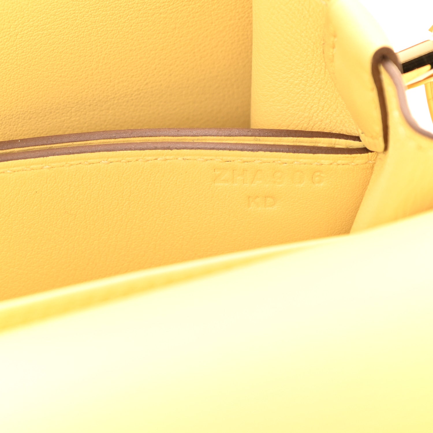 Hermes Evercolor Mini Sac Roulis Jaune De Naples 7 of 10
