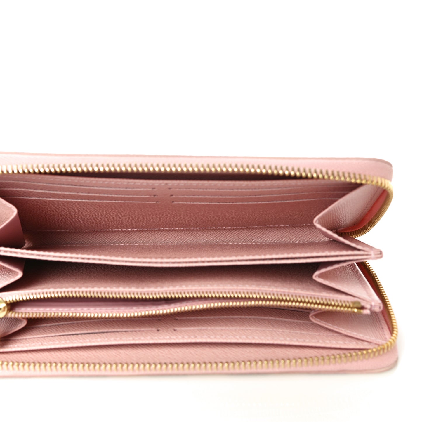 Damier Azur Zippy Wallet Rose Ballerine