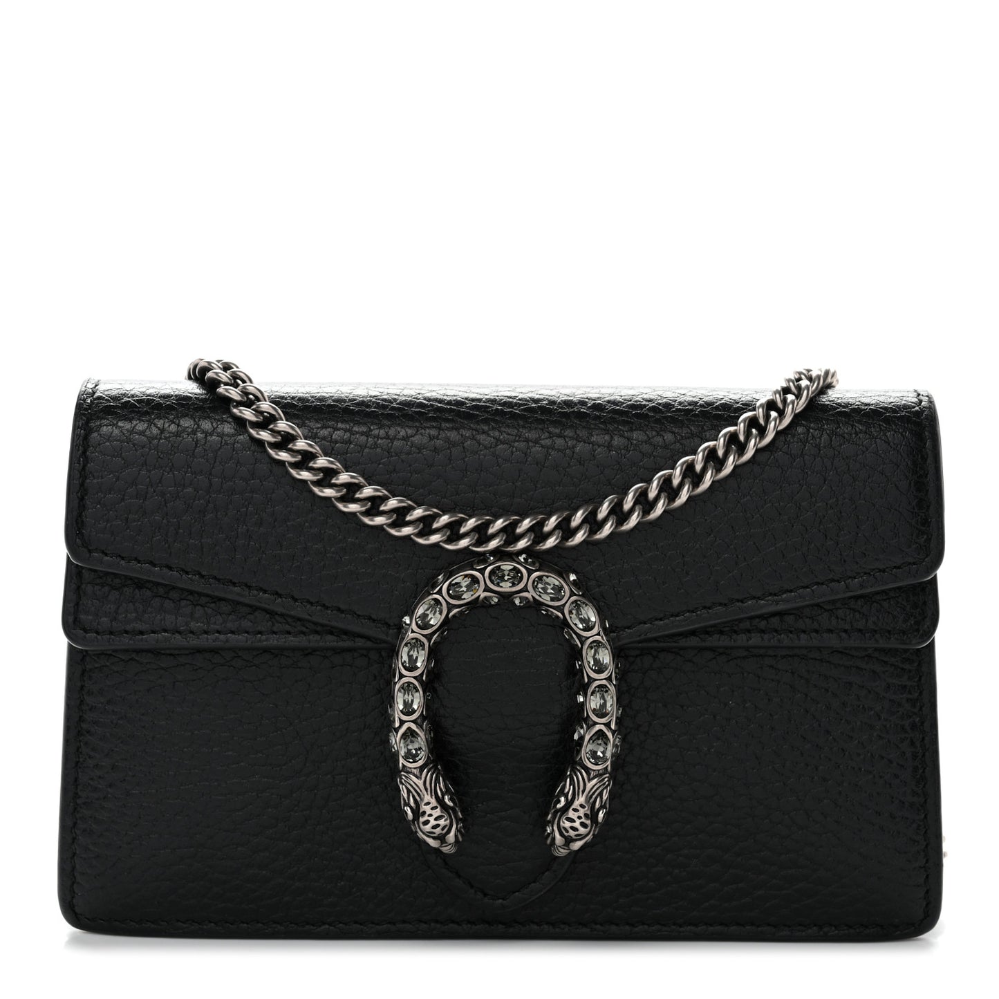 Calfskin Super Mini Dionysus Shoulder Bag Black
