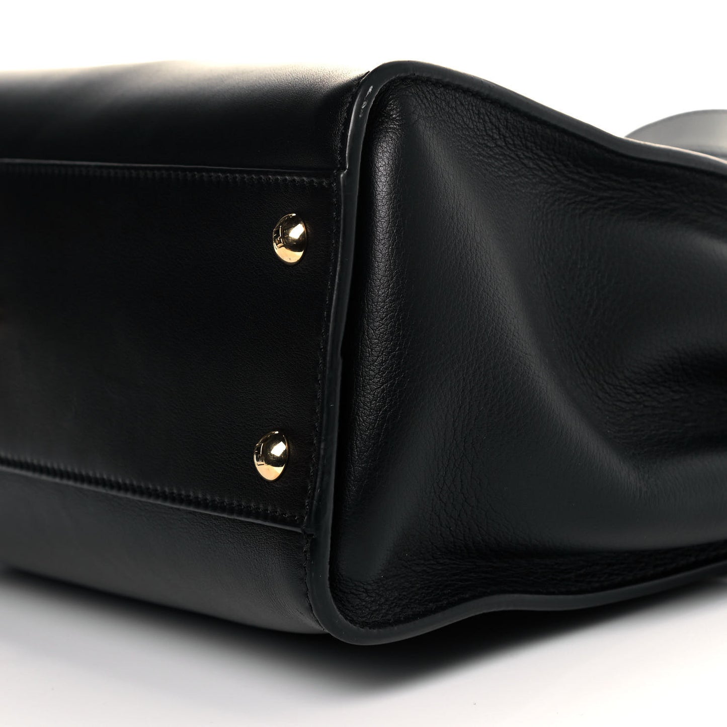 Calfskin Velvet Fun Fair Medium Peekaboo Iconic Satchel Black Tobacco Multicolor