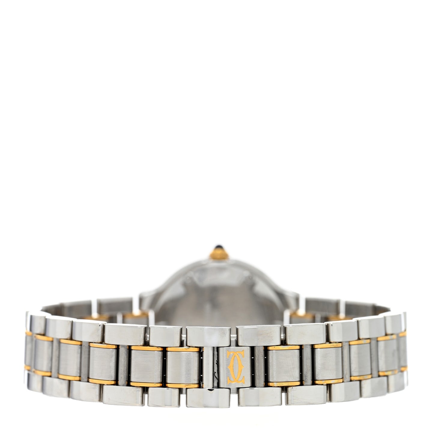 Stainless Steel 18K Yellow Gold 28mm Must de 21 Quartz Watch