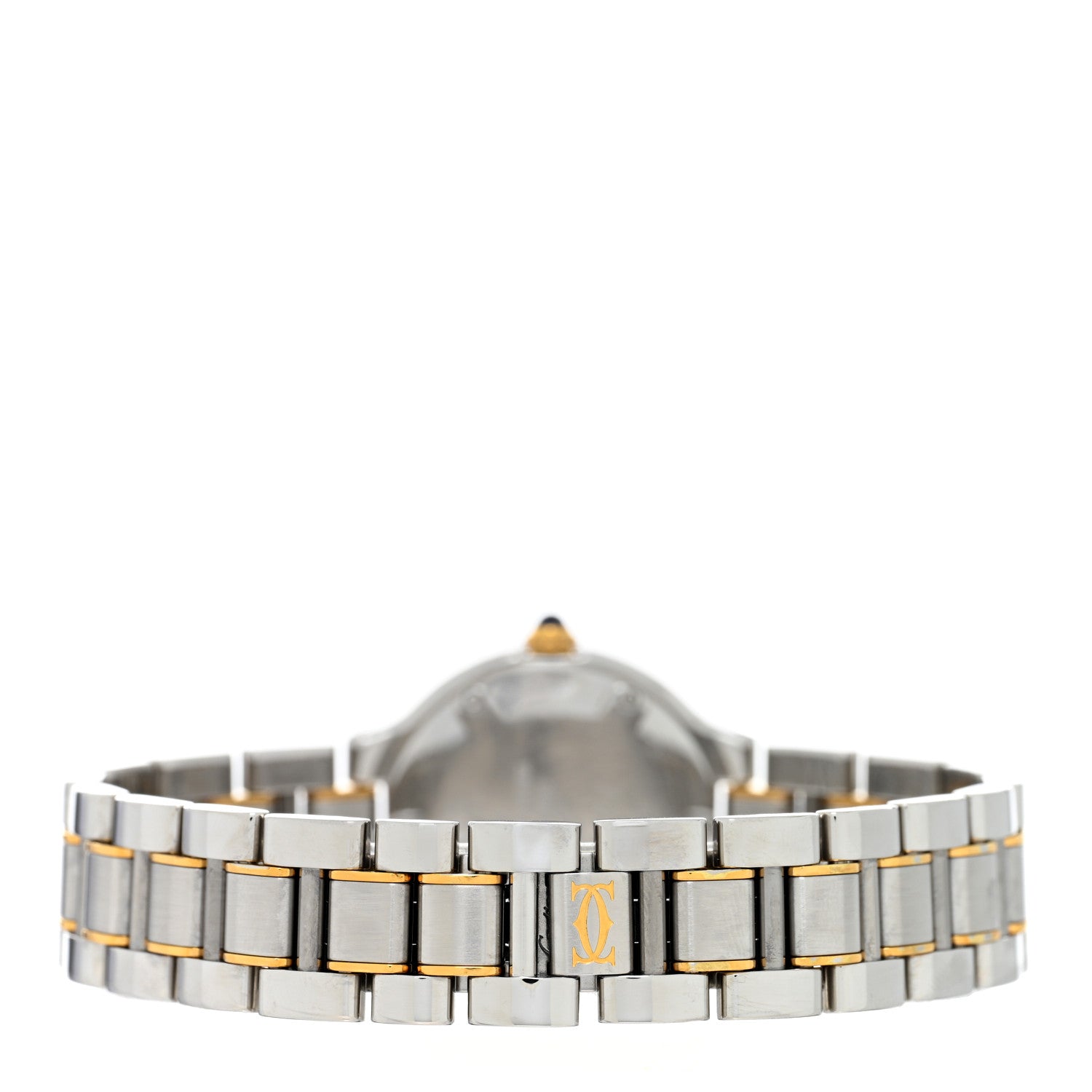 Cartier Stainless Steel 18K Yellow Gold 28mm Must de 21 Quartz Watch 3 of 5