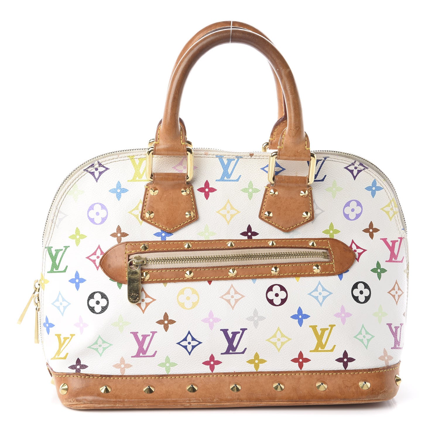 Louis Vuitton Monogram Multicolor Alma White 1 of 8