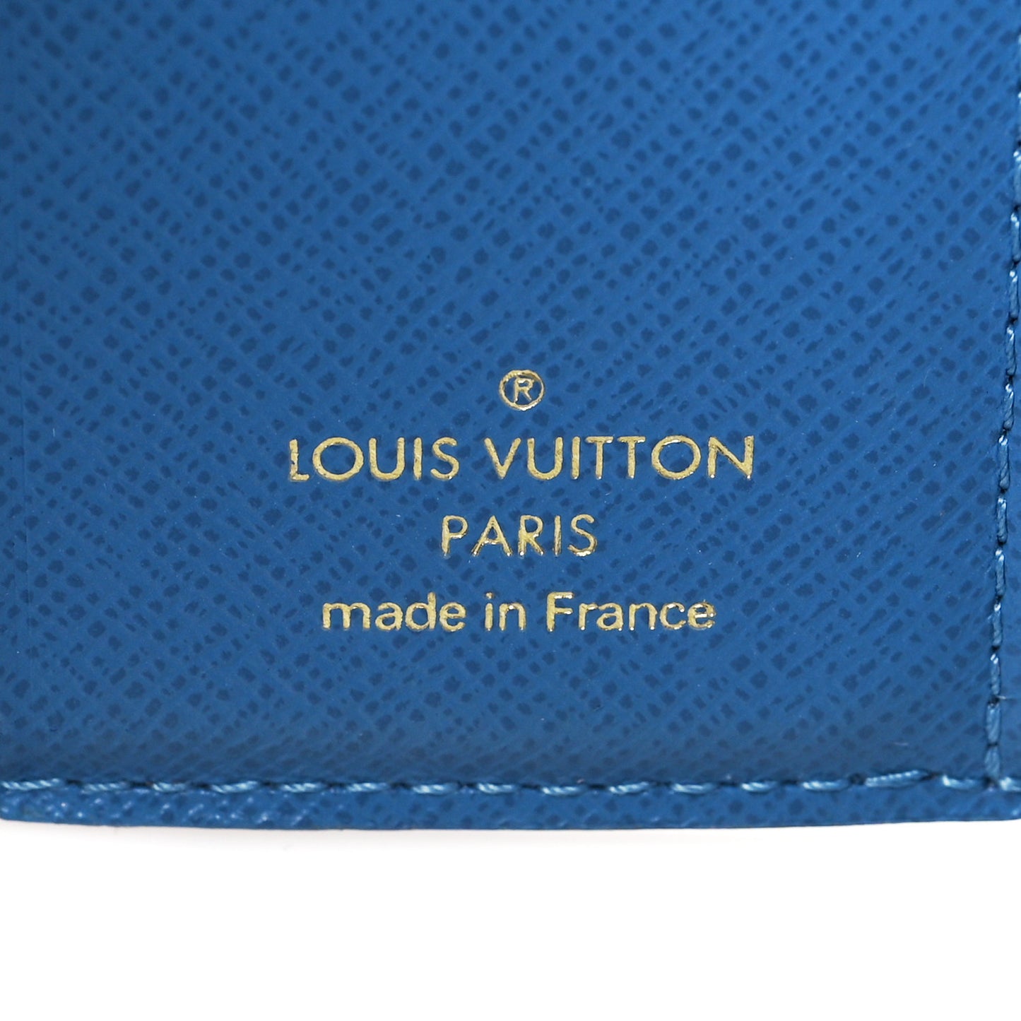 Monogram Zoe Wallet Blue Jean