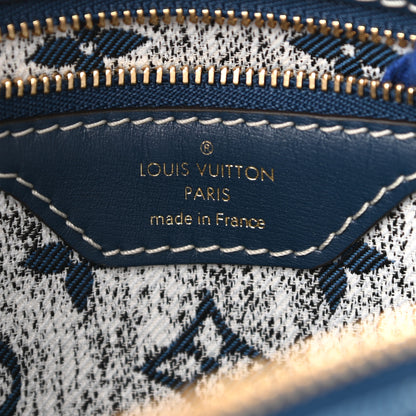 Louis Vuitton Monogram Jacquard Denim Speedy Bandouliere 25 Bleu 6 of 10