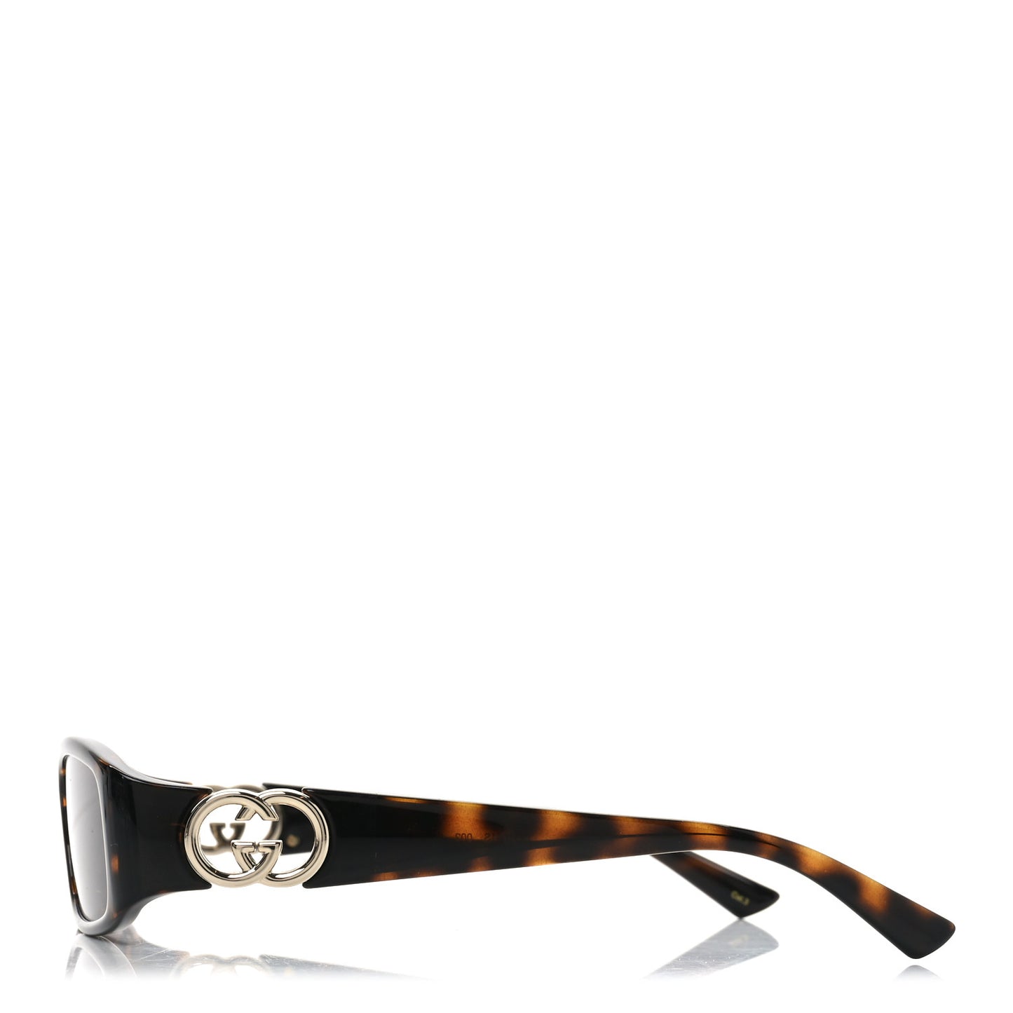 Acetate Rectangular Frame Sunglasses GG1661S Dark Tortoiseshell