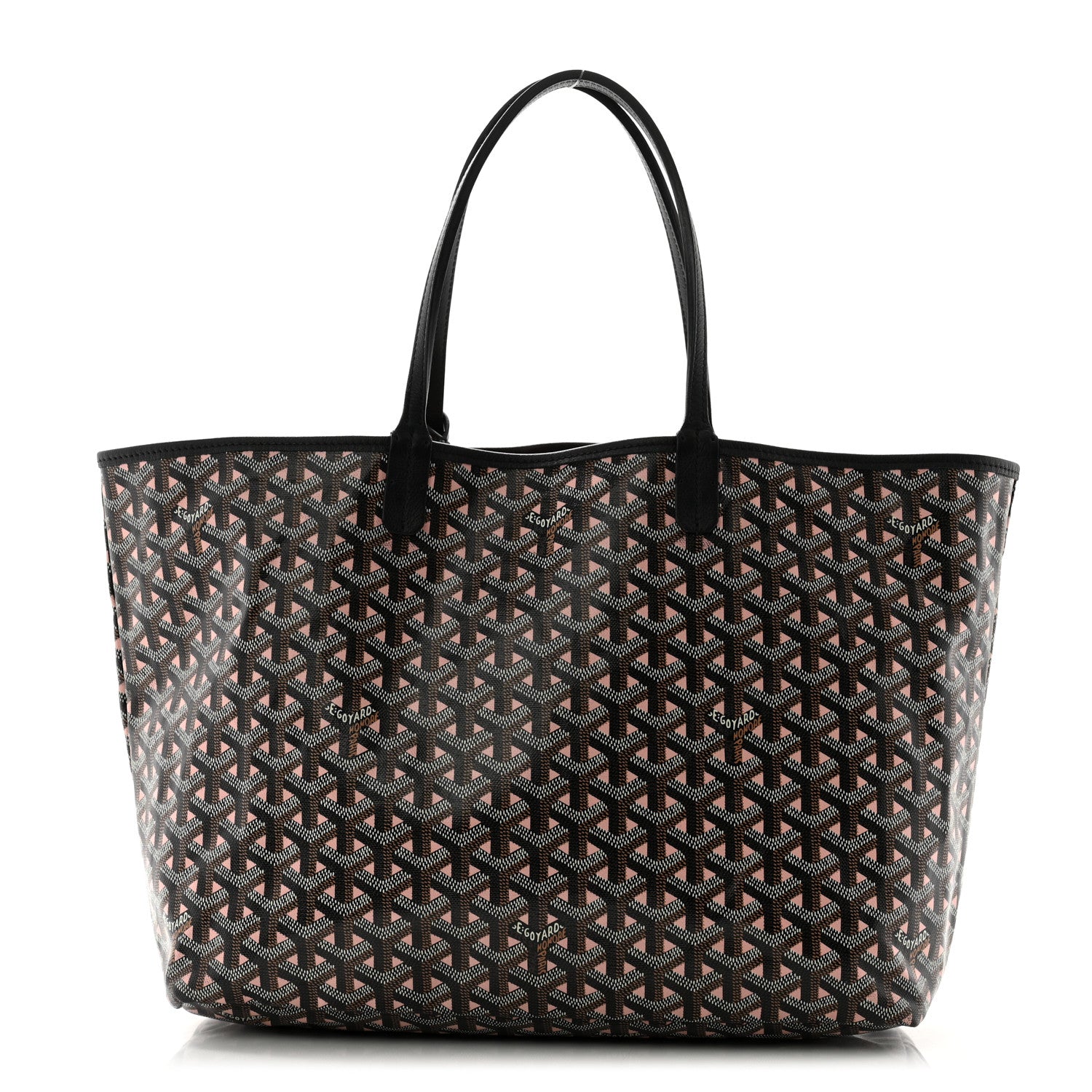 Goyard Goyardine Saint Louis Claire Voie PM Black Pink 1 of 12