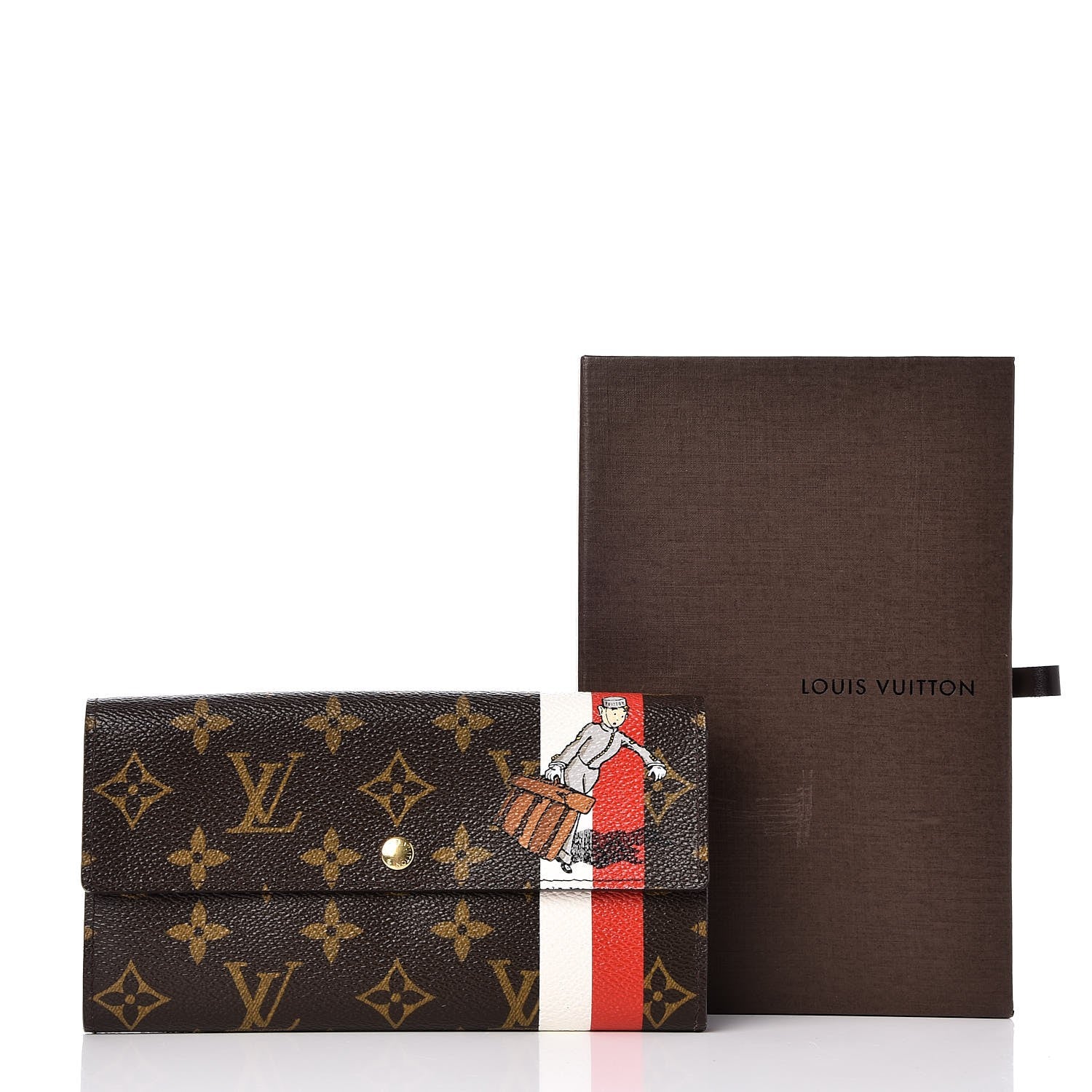 Louis Vuitton Monogram Groom Sarah Wallet 9 of 9