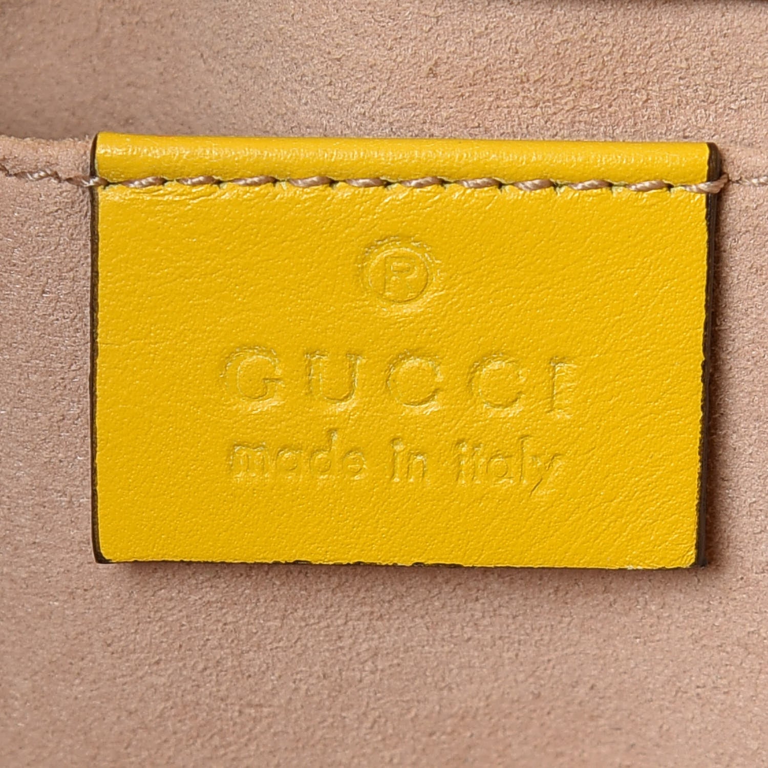 Gucci Calfskin Matelasse Mini GG Marmont Shoulder Bag Stone Topaz 8 of 13