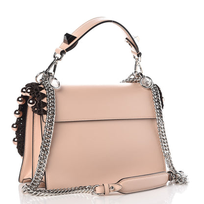 Fendi Vitello Liberty Ribbon Pearl Lace Up Kan I Shoulder Bag Plaster 3 of 7
