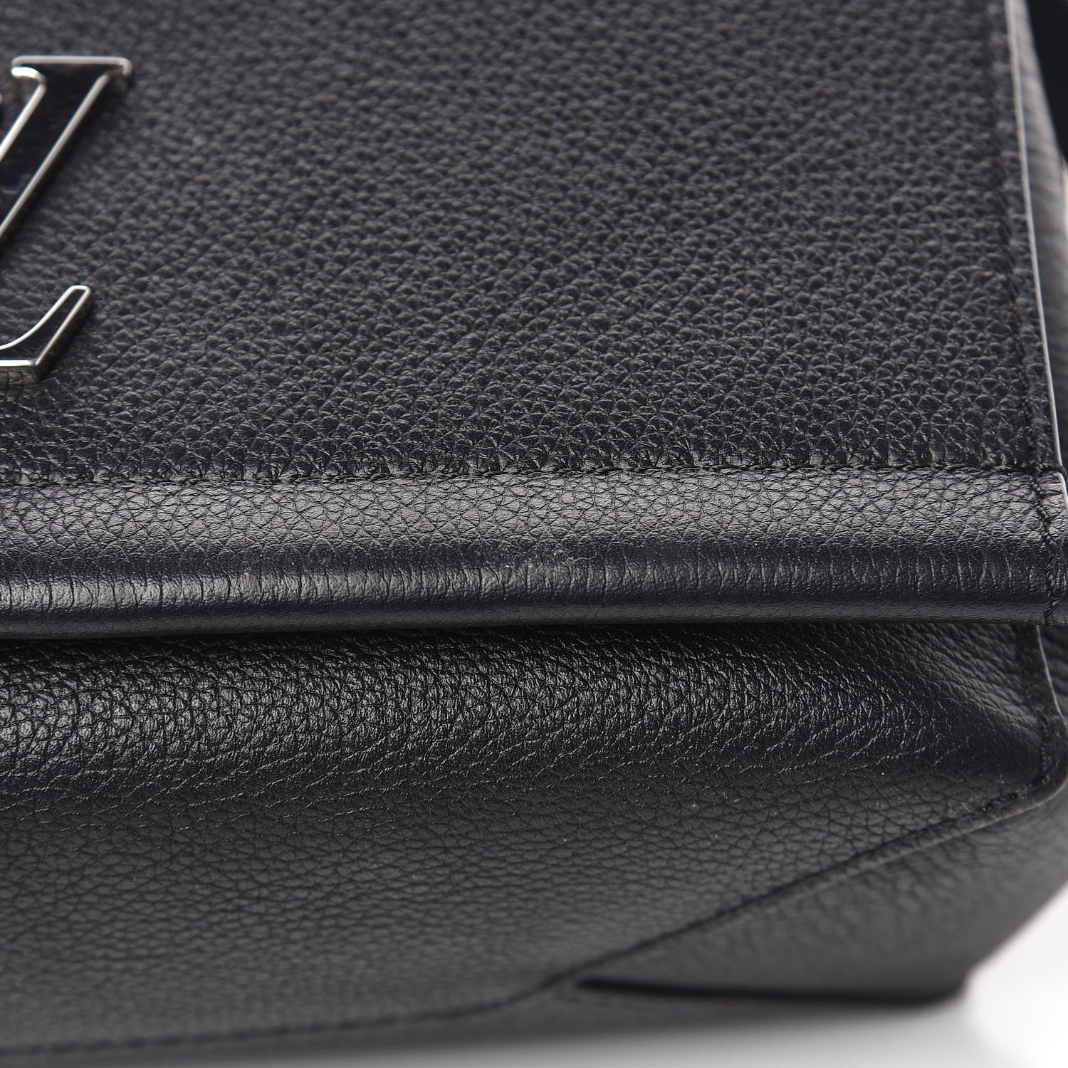 Louis Vuitton Calfskin Lockme II Chain Bag BB Black 9 of 11