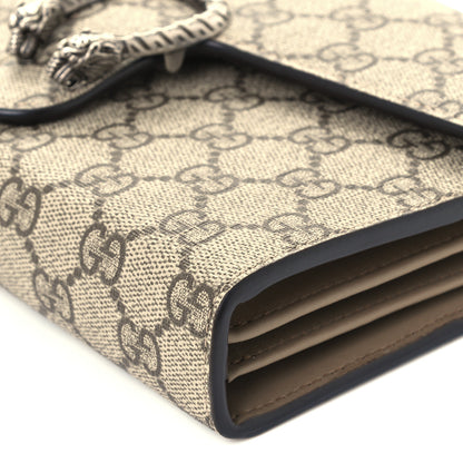 Gucci GG Supreme Monogram Mini Dionysus Chain Wallet Beige Taupe 10 of 11