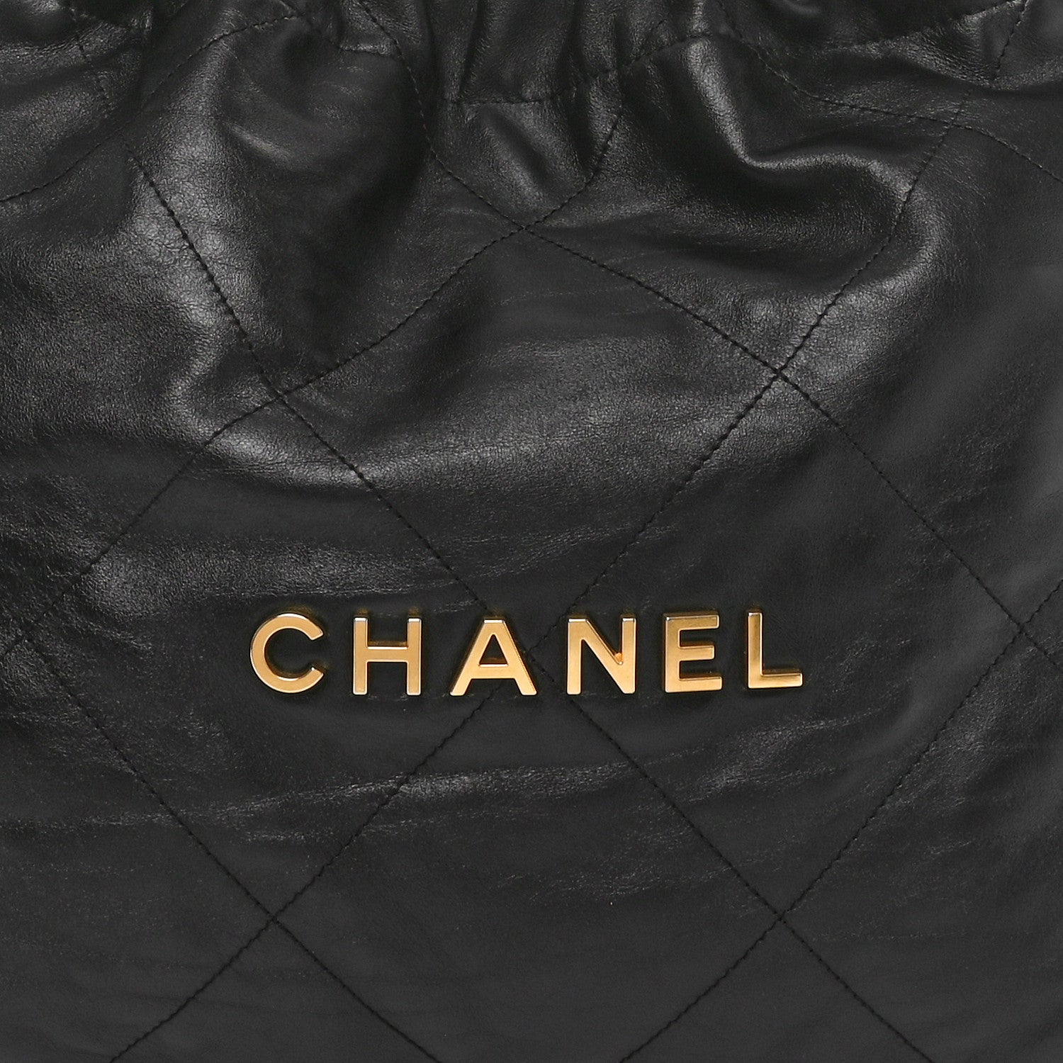 Chanel Shiny Calfskin Quilted Small Chanel 22 Black 8 of 11