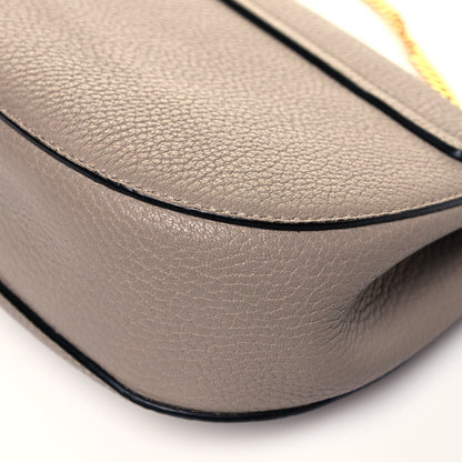 Chloe Grained Lambskin Mini Drew Shoulder Bag Motty Grey 10 of 10