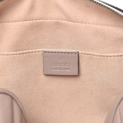Gucci Calfskin Matelasse Small GG Marmont Chain Shoulder Bag Porcelain Rose 6 of 12