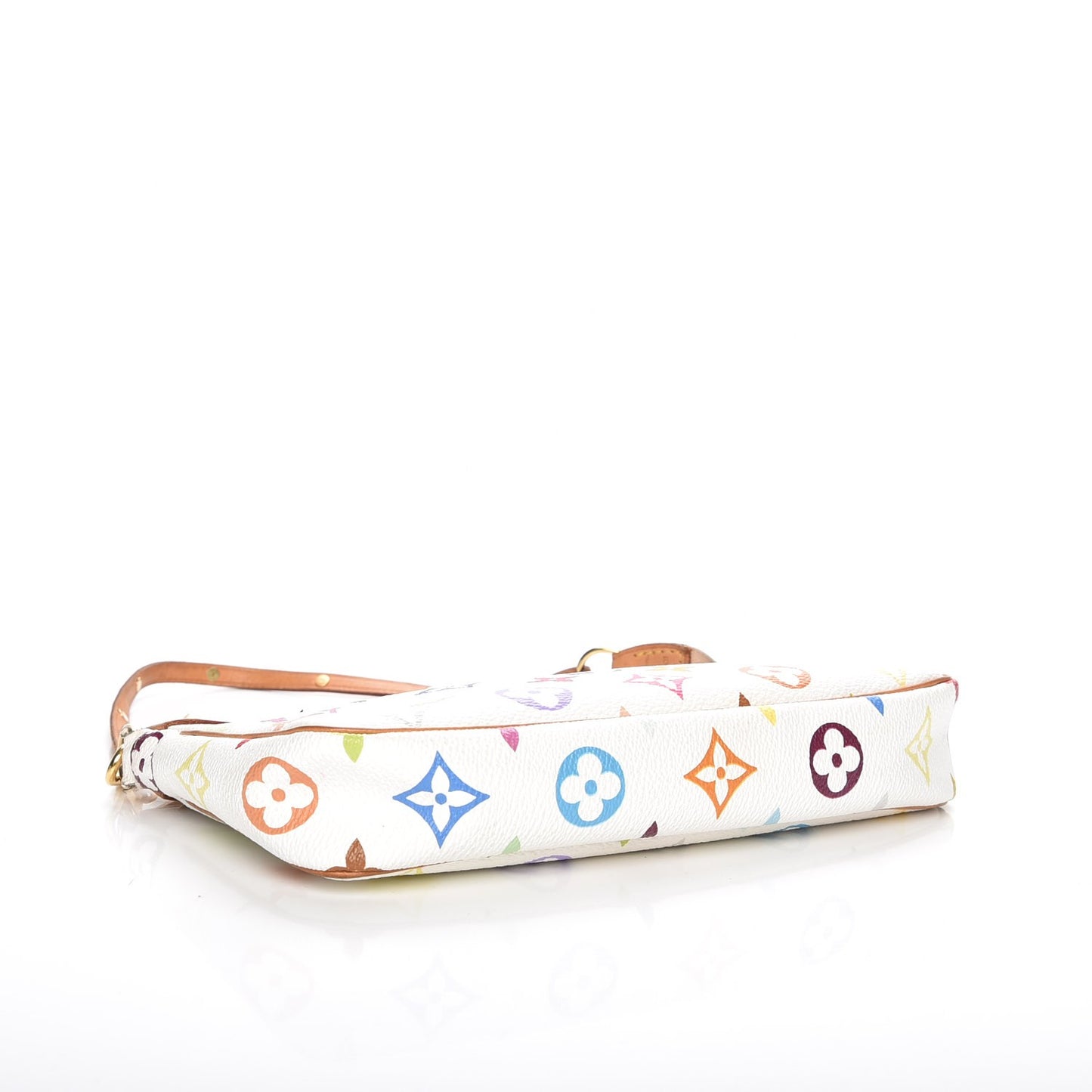 Monogram Multicolor Pochette Accessories White