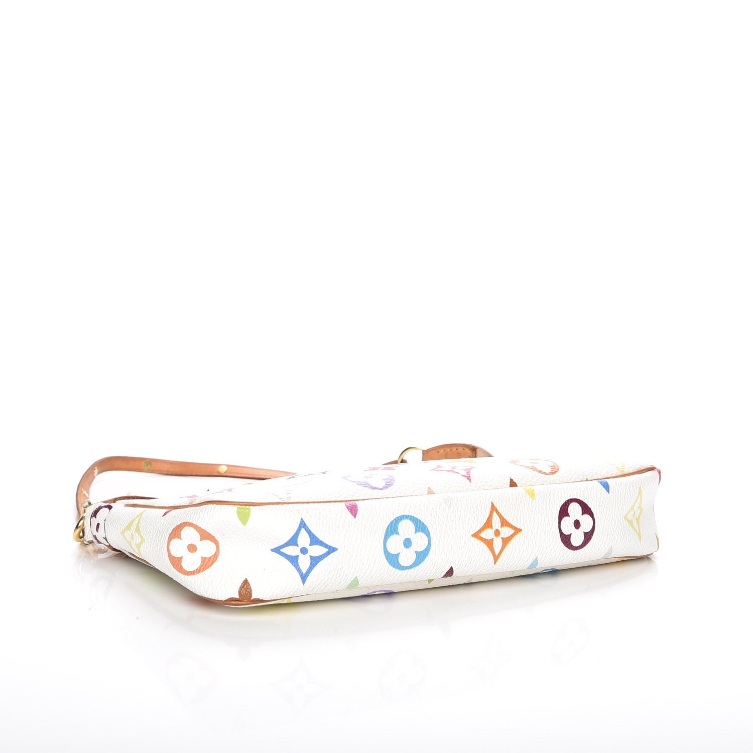 Louis Vuitton Monogram Multicolor Pochette Accessories White 4 of 8
