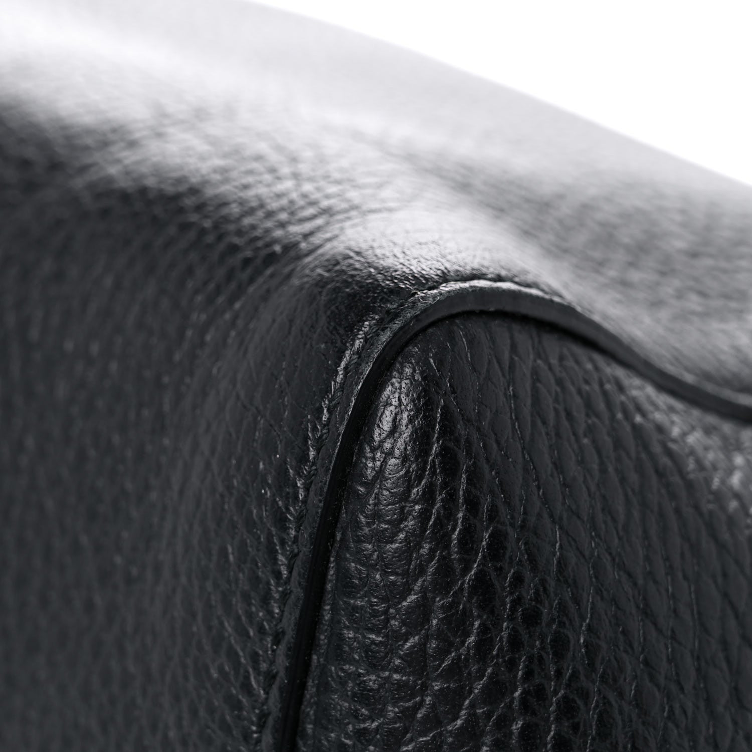 Gucci Pebbled Calfskin Small Swing Tote Black 10 of 17