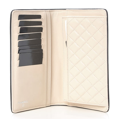 Chanel Lambskin Yen Wallet White 5 of 9