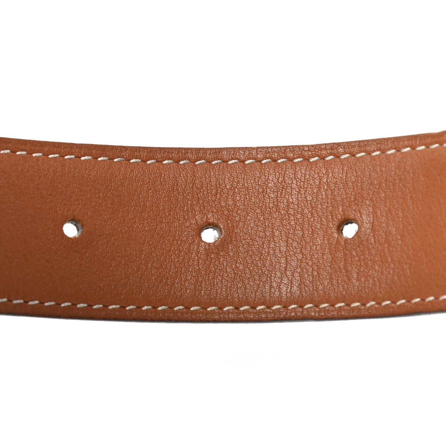 Swift Epsom 32mm H Belt 80 Gold Etoupe