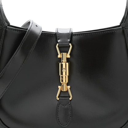 Gucci Boarded Dyana Lux Calfskin Small Jackie 1961 Hobo Black 7 of 9