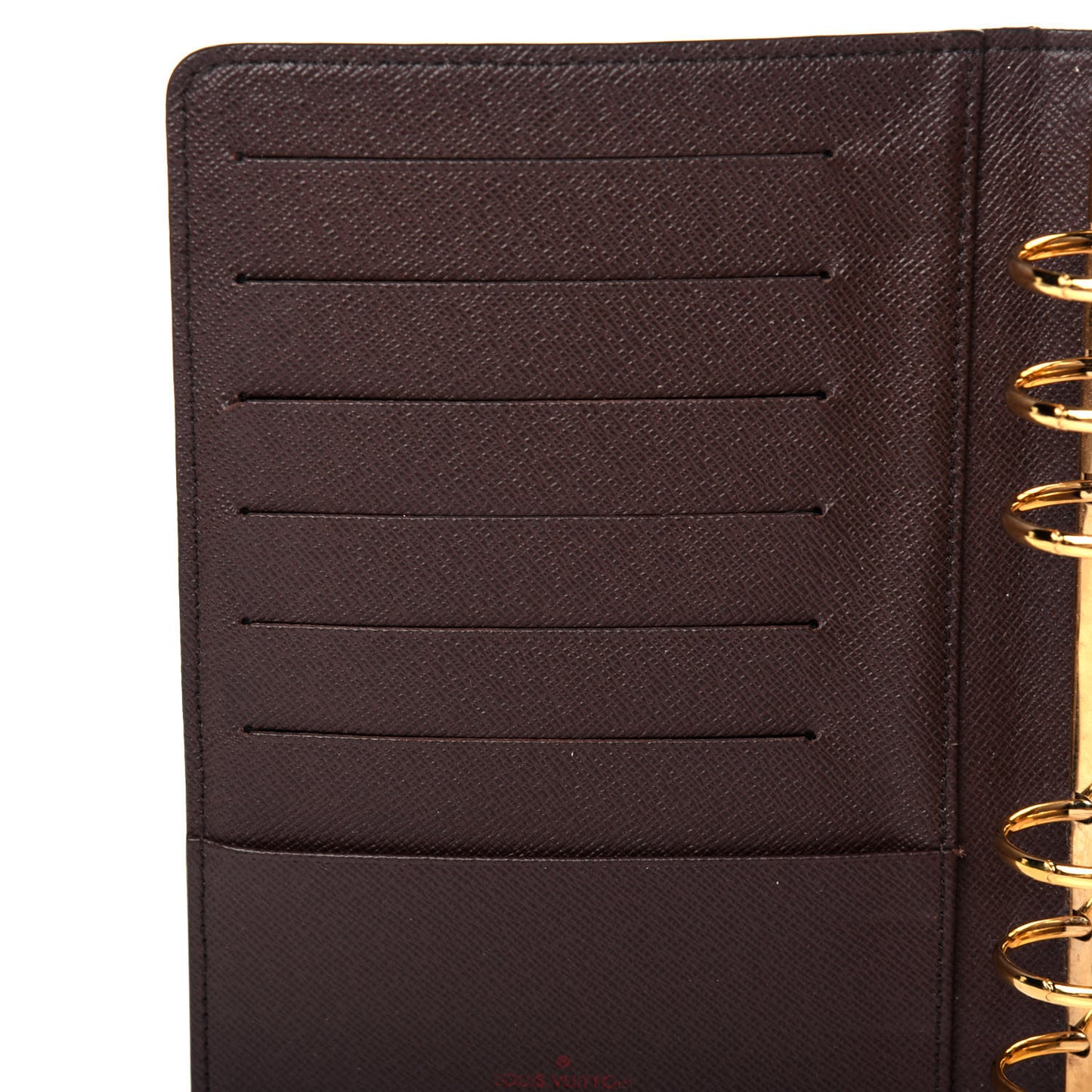 Damier Ebene Medium Ring Agenda Cover