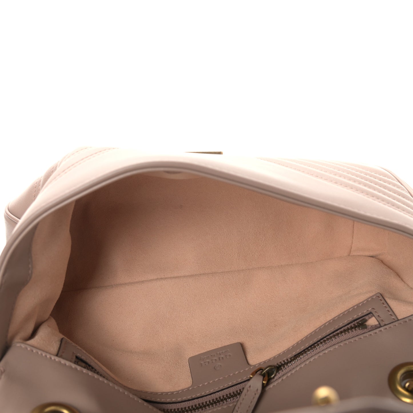 Calfskin Matelasse Small GG Marmont Shoulder Bag Porcelain Rose