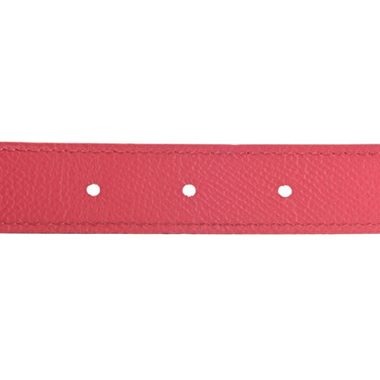 Hermes Swift Epsom 24mm Belt Strap 90 Orange Poppy Rose Azalee 4 of 6