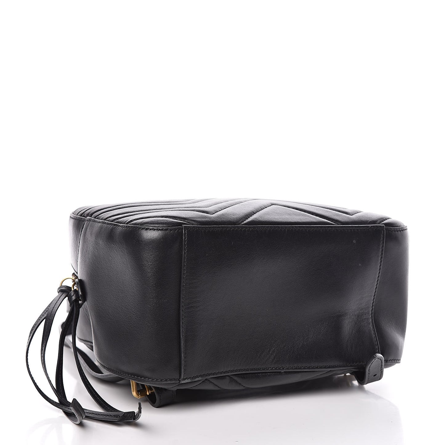 Calfskin Matelasse GG Marmont Backpack Black
