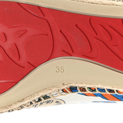 Christian Louboutin Satin Nanou Orlato Donna Espadrilles 35 Multicolor 6 of 7