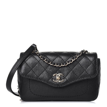 Chanel Goatskin Quilted Flap Black 1 of 8