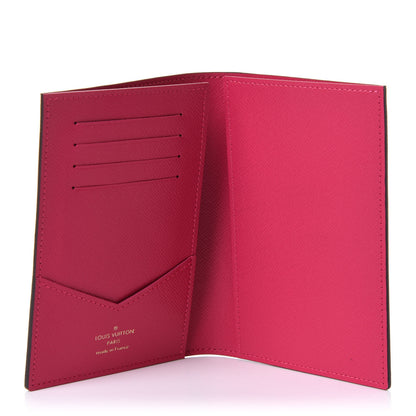 Louis Vuitton Monogram 2021 Christmas Animation Hollywood Passport Cover Fuchsia 5 of 7