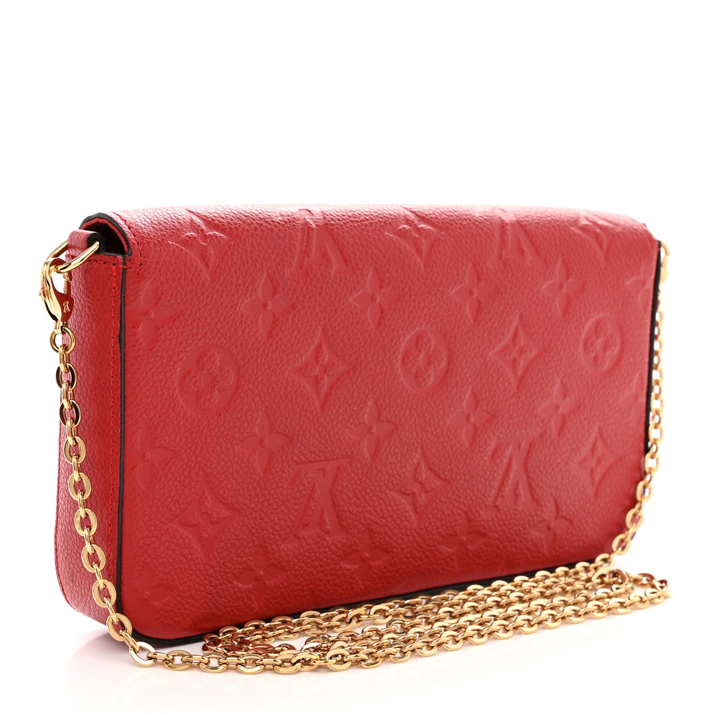 Empreinte Pochette Felicie Chain Wallet Scarlet