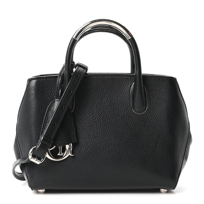 Christian Dior Grained Calfskin Small Open Bar Tote Black 1 of 10
