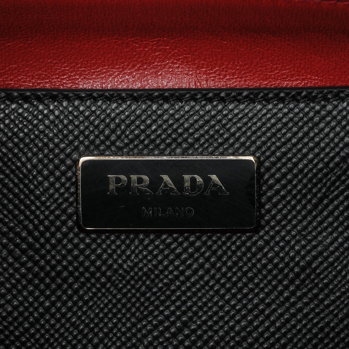 Saffiano Cuir Twin Tote Nero Black