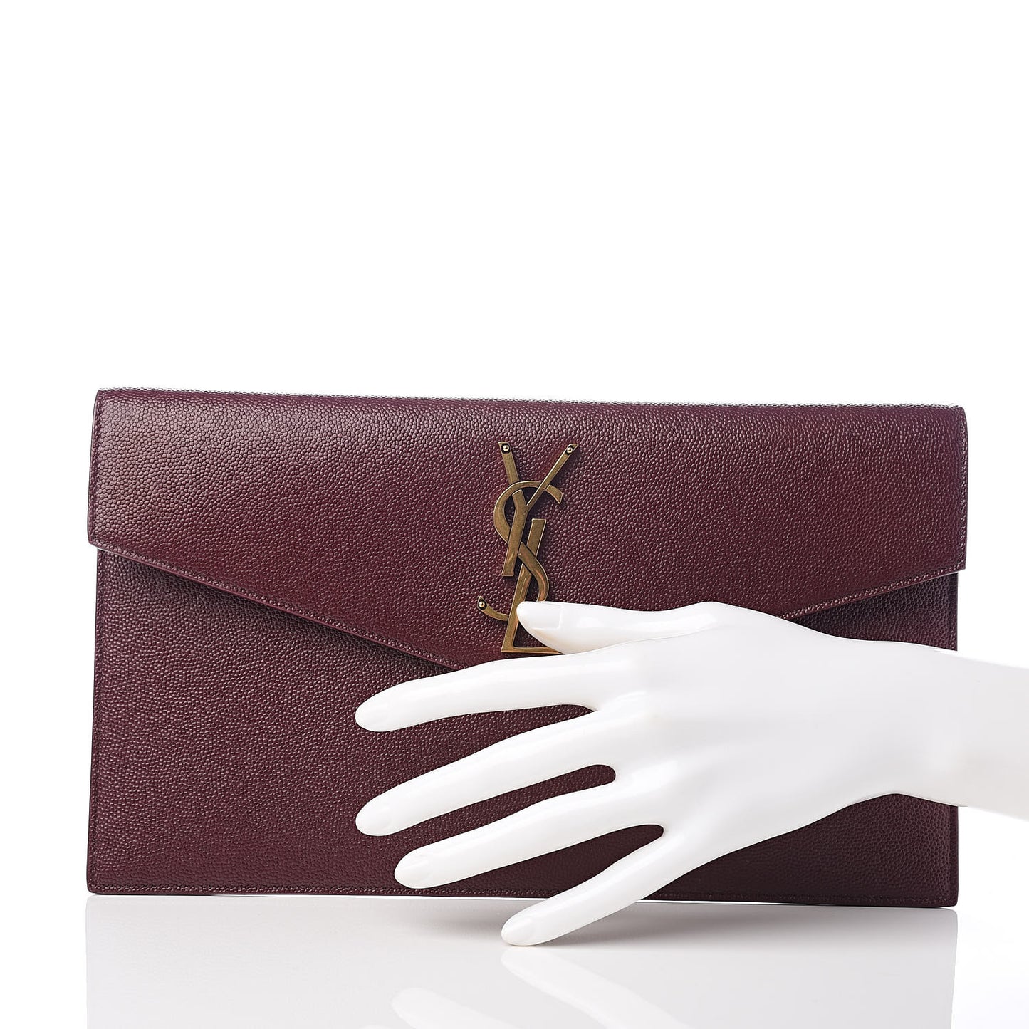 Grain De Poudre Uptown Pouch Burgundy