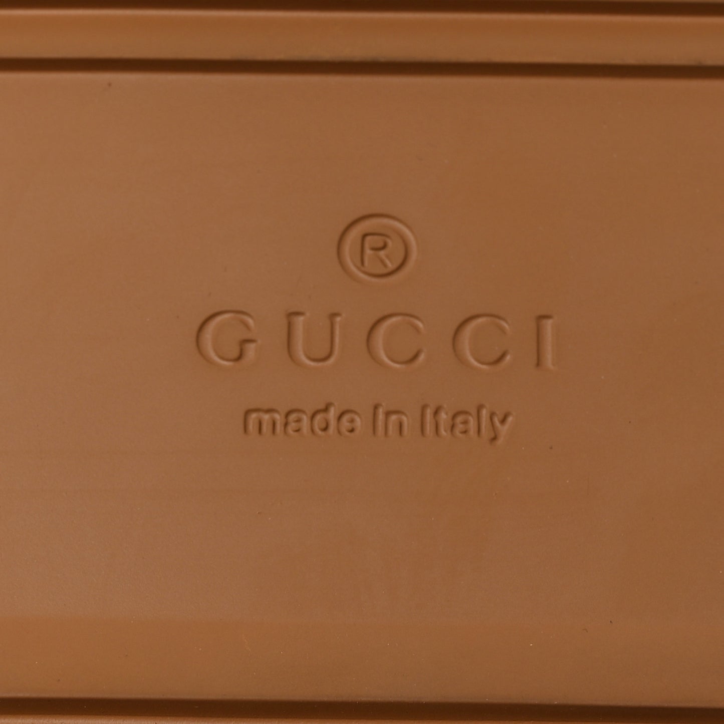 Monogram Jumbo GG Nappa Samoa Platform 40mm Slide Sandals 38 Camel Ebony New Acero