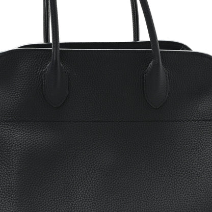 The Row Matte Grained Calfskin Soft Margaux 15 Black 6 of 8